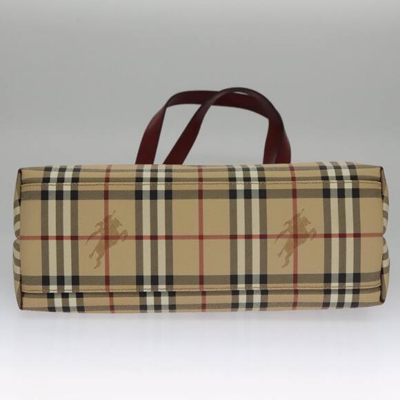 Burberry Nova Check Tote Bag Pvc Beige - Picture 5 of 16